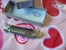 Hubertus Knife Shellpuller Patronenzieher Solingen Germany Stag/Antler Large Size 11 UNUSED NIB.
