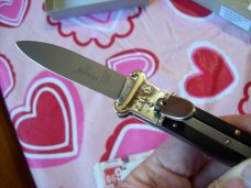 Hubertus Knife Shellpuller Patronenzieher Solingen Large Size 11 Exotic Black Ebonywood UNUSED NIB.