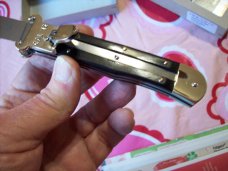 Hubertus Knife Shellpuller Patronenzieher Solingen Large Size 11 Exotic Black Ebonywood UNUSED NIB.