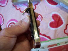 Hubertus Knife Shellpuller Patronenzieher Solingen Large Size 11 Exotic Black Ebonywood UNUSED NIB.