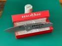 BENCHMADE-MONOCHROME 10300 FRAME LOCK FOLDING POCKET KNIFE. RARE/DISCONTINUED. 