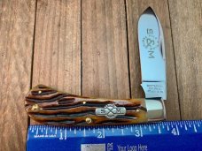 Schatt and Morgan File and Wire Series Kentucky Shiner Pint Signature Worm Grove Bone ATS-34 2013