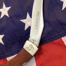 Case xx 1983 Pro-Lock I Large Lock Back Knife w/ Nice Wood Handles -NOS in M/NM Condition