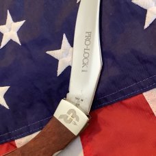Case xx 1983 Pro-Lock I Large Lock Back Knife w/ Nice Wood Handles -NOS in M/NM Condition