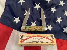 Vintage Camillus 2 Blade Large Cigar Knife w/ Riders of the Silver Screen Handles -Red Ryder -NOS