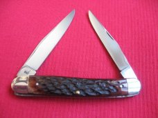 Vintage Italian Pickbone Knife GESCO Two Blade "52 ITALY" Pick Bone - Old Stock!