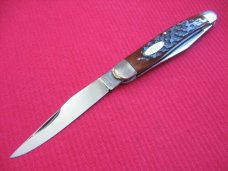 Vintage Italian Pickbone Knife GESCO Two Blade "52 ITALY" Pick Bone - Old Stock!