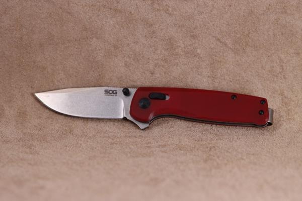 SOG Terminus Folding Knife Crimson