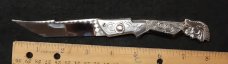 Gladiator switchblade knife all metal handles 