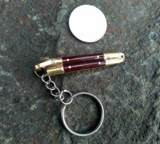 Mini Balisong Butterfly With Brown Handles
