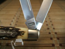 SCHRADE UNCLE HENRY KNIFE LOT OF TWO VINT. KNIVES MADE IN U.S.A. BOTH STOCKMAN 897UH & 834UH UNUSED