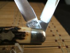 SCHRADE UNCLE HENRY KNIFE LOT OF TWO VINT. KNIVES MADE IN U.S.A. BOTH STOCKMAN 897UH & 834UH UNUSED