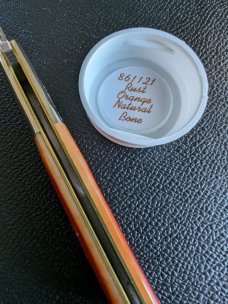 GEC 86AB Rust Orange Bone - Gorgeous Color