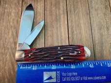 Schatt and Morgan File and Wire Series Tear Drop Jack Crimson Red Worm Grove Bone 
