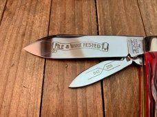 Schatt and Morgan File and Wire Series Tear Drop Jack Crimson Red Worm Grove Bone 