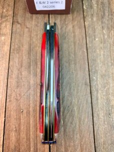 Schatt and Morgan File and Wire Series Tear Drop Jack Crimson Red Worm Grove Bone 