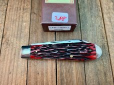 Schatt and Morgan File and Wire Series Tear Drop Jack Crimson Red Worm Grove Bone 