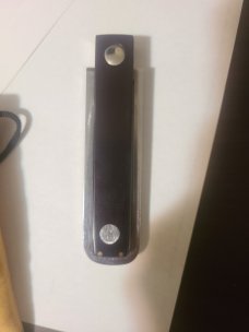 Ted Dowell FUNNY FOLDERS...Concealed Carry Friction Folder...Micarta scales...D2 blade..SS frame 