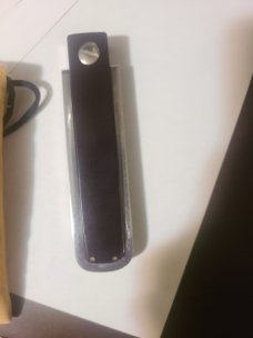 Ted Dowell FUNNY FOLDERS...Concealed Carry Friction Folder...Micarta scales...D2 blade..SS frame 
