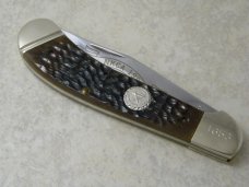 Case XX Bradford PA USA DB61100 Bone 1991 Saddlehorn NKCA Club Knife NIB