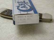 Case XX Bradford PA USA DB61100 Bone 1991 Saddlehorn NKCA Club Knife NIB