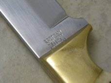 Hen and Rooster Bertram Cutlery Germany Stag Knife 1990 Fixed Blade NKCA Club Knife