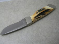 Bear MGC USA Stag Fixed Blade 1994 NKCA Club Knife NIB w/Leather Sheath
