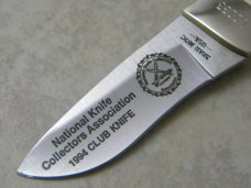 Bear MGC USA Stag Fixed Blade 1994 NKCA Club Knife NIB w/Leather Sheath