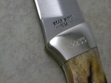 Bear MGC USA Stag Fixed Blade 1992 NKCA Club Knife NIB w/Leather Sheath