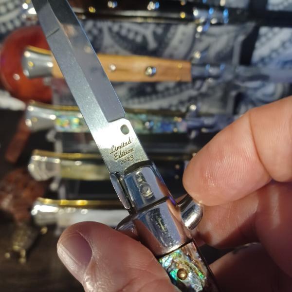 LIMITED EDITION 9INCH PICKLOCK WITH ABALONE FRANK BELTRAME 