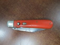 Vintage 1930's - 1940's  Schrade Walden NY USA ~ Orange Handle~