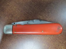 Vintage 1930's - 1940's  Schrade Walden NY USA ~ Orange Handle~