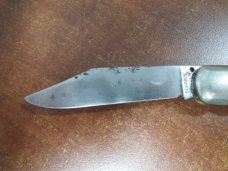 Vintage 1930's - 1940's  Schrade Walden NY USA ~ Orange Handle~