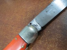 Vintage 1930's - 1940's  Schrade Walden NY USA ~ Orange Handle~