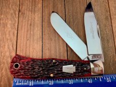 Schatt and Morgan 14th Anniversary Series Mountain Man Trapper Crimson Red Rogers Jigged Bone 2004