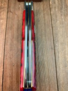 Schatt and Morgan 14th Anniversary Series Mountain Man Trapper Crimson Red Rogers Jigged Bone 2004