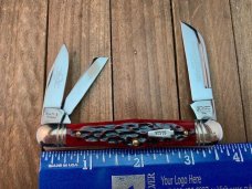 Schatt and Morgan 14th Anniversary Series Carpenter’s Whittler Crimson Red Rogers Jigged Bone 2004