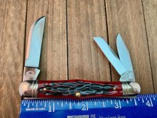 Schatt and Morgan 14th Anniversary Series Carpenter’s Whittler Crimson Red Rogers Jigged Bone 2004