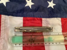 Vintage Camillus 2 Blade Large Cigar Knife w Riders of the Silver Screen Handles -Little Beaver -NOS