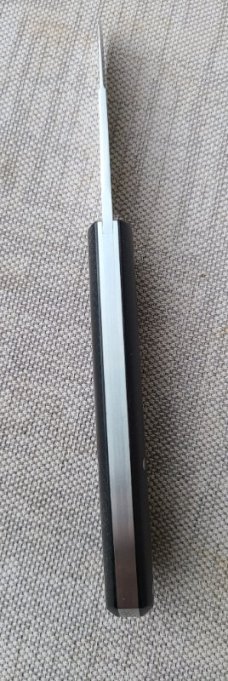 Rare Birdvis Hitchcock, 1 of 3 madr 4" closed..Cpm154..Box,slip& coa...Black Micarta..Safe Queen 