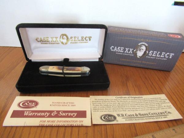 Case XX 2008 Select Mammoth Ivory Baby Butternbean Pattern # I2132 SS Item # 05368 Case XX 2008 Select Mammoth Ivory Baby Butternbean Pattern # I2132 SS Item # 05368