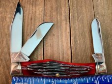 Schatt and Morgan Reverse Gunstock Stockman Red Winterbottom Bone 1992