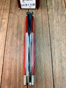 Schatt and Morgan Reverse Gunstock Stockman Red Winterbottom Bone 1992