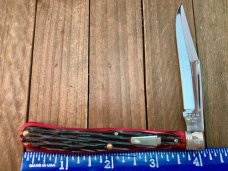 Schatt and Morgan Slimline Trapper Red and Black Winterbottom Bone Saber Ground 1992