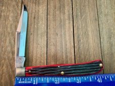 Schatt and Morgan Slimline Trapper Red and Black Winterbottom Bone Saber Ground 1992