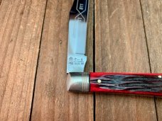 Schatt and Morgan Slimline Trapper Red and Black Winterbottom Bone Saber Ground 1992