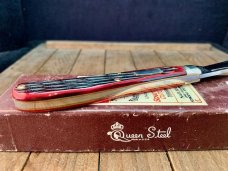 Schatt and Morgan Slimline Trapper Red and Black Winterbottom Bone Saber Ground 1992