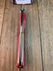 Schatt and Morgan Slimline Trapper Red and Black Winterbottom Bone Saber Ground 1992