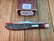 Schatt and Morgan Slimline Trapper Red and Black Winterbottom Bone Saber Ground 1992