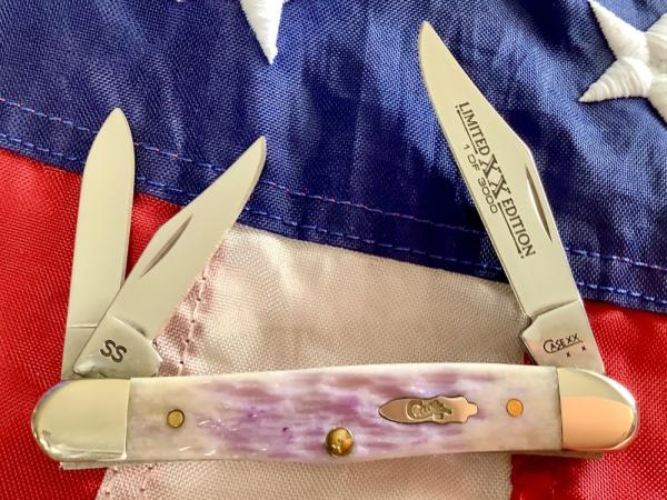 Case xx Whittler (MDL#6308 WH SS) w/ Violet/Purple Handles -NOS in Mint Condition Case xx Whittler (MDL#6308 WH SS) w/ Violet/Purple Handles -NOS in Mint Condition